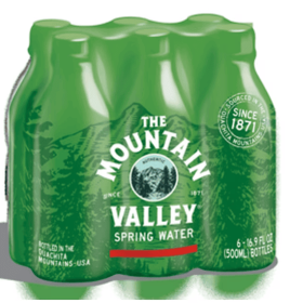 Mountain Valley Spring Water, 500 ML , 6PK PET Spring