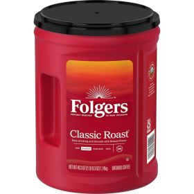 Folgers Classic Roast Ground Coffee, Medium Roast, 40.3 oz Canister