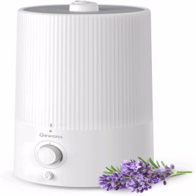 4L Top Fill Ultrasonic Cool Mist Humidifiers for Bedroom, with Oil Diffuser and Nightlight, for Baby Nursery & Plants, for Large Room