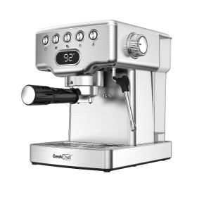 1350W  Semi-automatic coffee machine 19Bar (ULKA) high pressure pump extraction 1 cup / 2 cup espresso machine 1.8L water