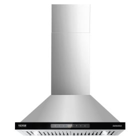 VEVOR 30" Wall Mount Range Hood Ceiling Mount Vent 800CFM Gesture & Touch Control