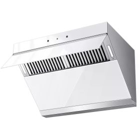 Under Cabinet Range Hood 30 inch, 900 CFM with Heating Auto-cleaning Function, Gesture& Touch Control (Type: white)